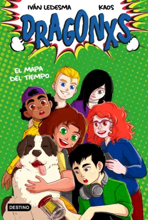 Portada Dragonxs 2. El mapa del tiempo