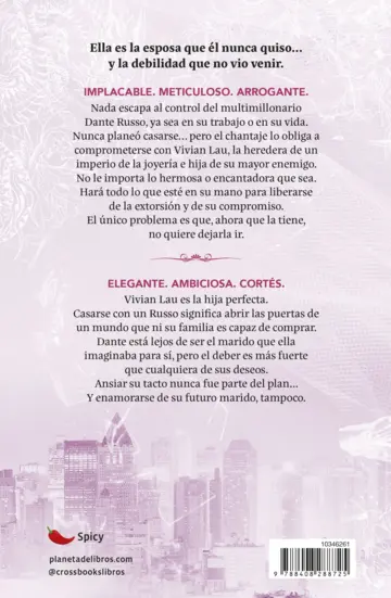 Contraportada Pecados 1. Rey de la ira