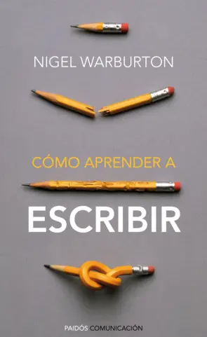 Portada Como aprender a escribir