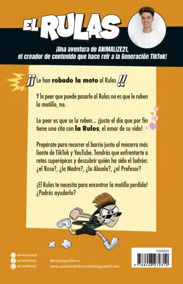 Contraportada El Rulas 1. El Rulas y la motillo perdida