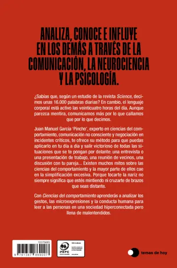 Contraportada Ciencias del comportamiento