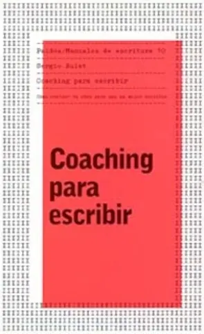 Portada Coching para escribir