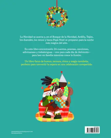 Contraportada Esperando la Navidad. Cuentos, poemas y otras sorpresas para el Adviento