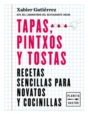 Portada Tapas, pintxos y tostas