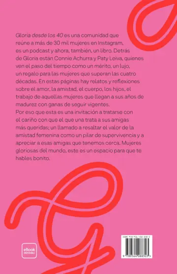 Contraportada Gloria desde los 40