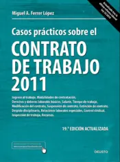 Portada Casos prácticos sobre el contrato de trabajo 2011