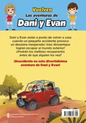Miniatura contraportada Las aventuras de Dani y Evan 16. Fuga de dinosaurios