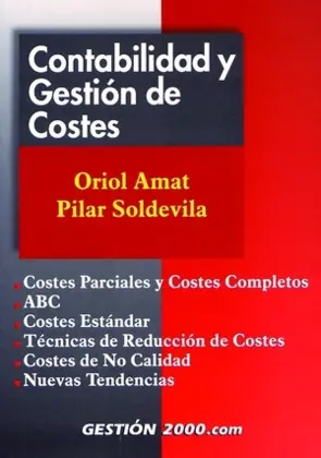 Portada Contabilidad y gestión de costes