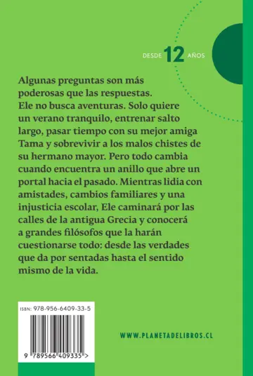 Contraportada Ele y el anillo mágico