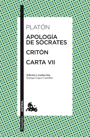 Portada Apología de Sócrates Criton carta VII