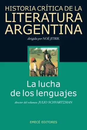 Portada Hist. Crit. Lit. Arg. T.2- La lucha de los lenguajes