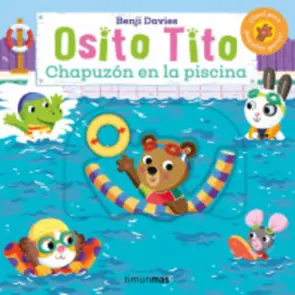 Portada Osito Tito. Chapuzón en la piscina