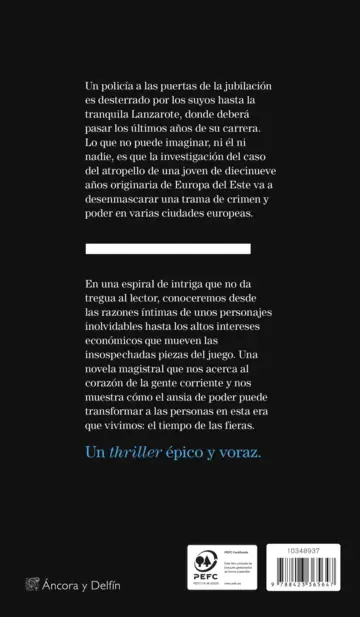 Contraportada El tiempo de las fieras