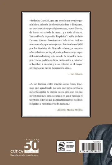 Contraportada Federico García Lorca