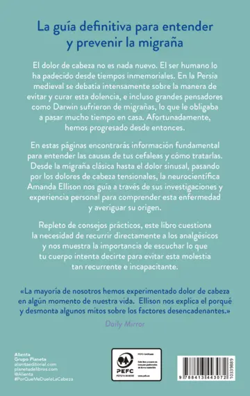 Contraportada ¿Por qué me duele la cabeza?