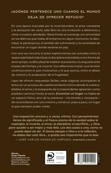 Contraportada Encontrar un hogar