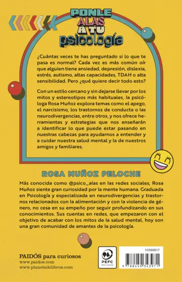 Contraportada Cápsulas de psicología para cualquier momento