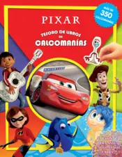 Portada DISNEY PIXAR TESORO DE LIBROS DE CALCOMANÍAS