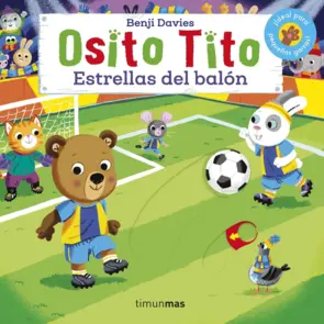 Portada Osito Tito. Estrellas balón