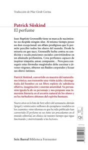 Miniatura contraportada El perfume