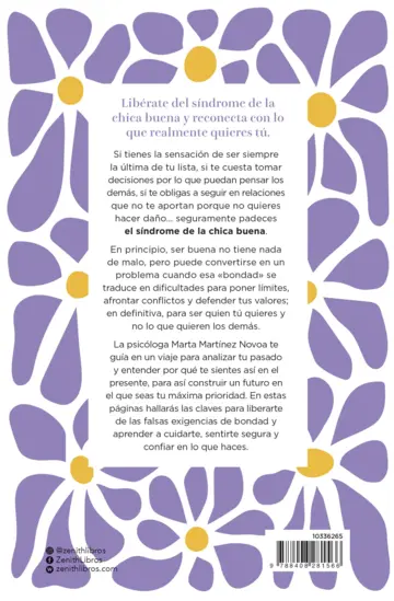 Contraportada El síndrome de la chica buena