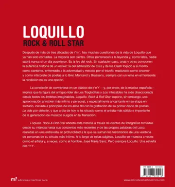 Contraportada Loquillo. Rock & Roll Star