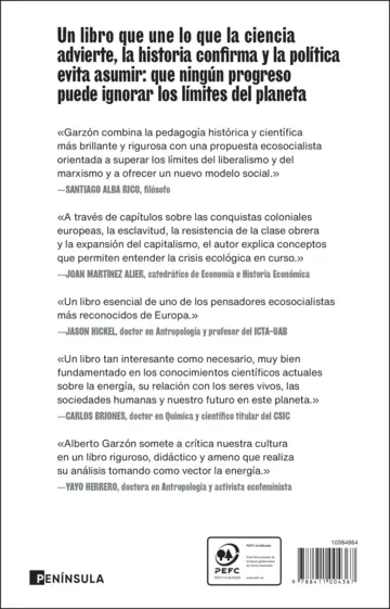 Contraportada La guerra por la energía