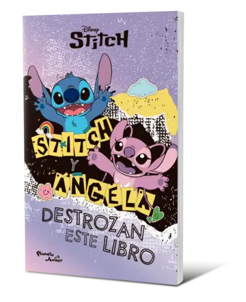 Portada Stitch y Angela destrozan este libro