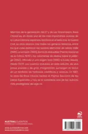 Miniatura contraportada Cuentos de Rosa Chacel