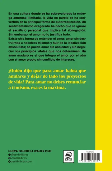 Contraportada Los límites del amor