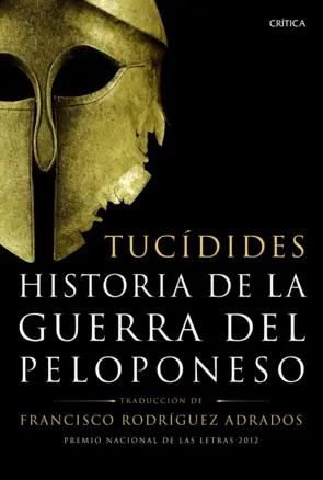 Portada Historia de la guerra del Peloponeso