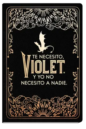 Portada Diario oficial de Alas de sangre: Te necesito, Violet.