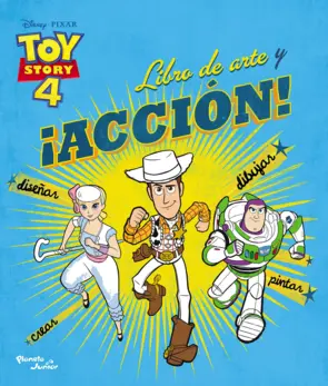 Portada Toy Story 4. Libro de arte y ¡acción!
