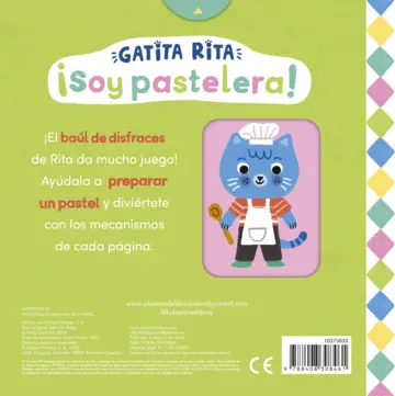 Contraportada Gatita Rita. ¡Soy pastelera!