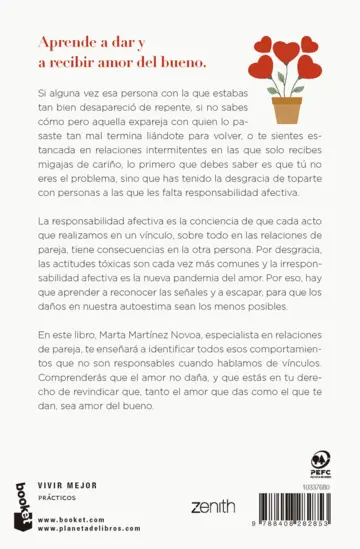 Contraportada Que sea amor del bueno