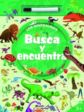 Portada Busca y encuentra. Dinosaurios