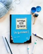 Portada Destroza este diario. A lo grande - Azul flúor 0